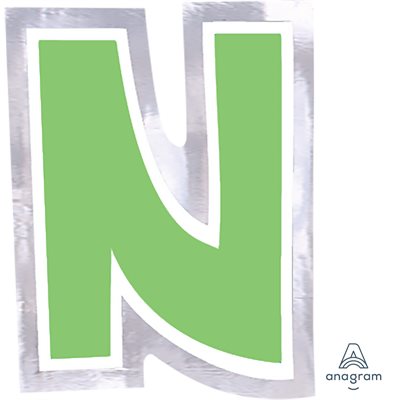 LETTRE "N" (PQT / 48) 6 COULEURS LETTRE "N" (PQT / 48) 6 COULEURS