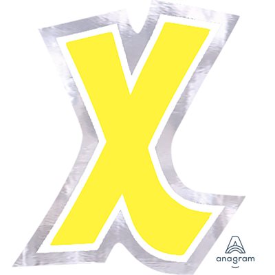 LETTER "X" (PQT / 48) 6 COLORS