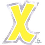 LETTER "X" (PQT / 48) 6 COLORS
