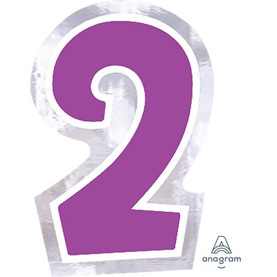 CHIFFRE "2" (PQT / 48) 6 COULEURS CHIFFRE "2" (PQT / 48) 6 COULEURS