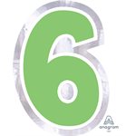 CHIFFRE "6" (PQT / 48) 6 COULEURS