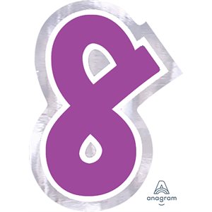 LETTER "8" (PQT / 48) 6 COLORS
