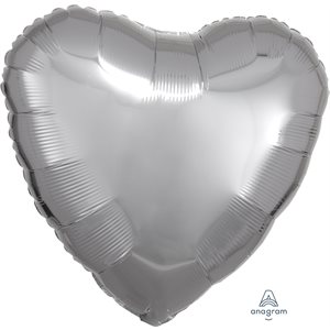 HEART SILVER / SILVER M.18"