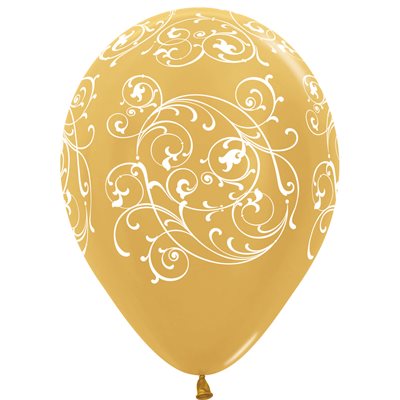 "11"" Filigree Metallic Or (50pcs) " "11"" Filigree Metallic Or (50pcs) "