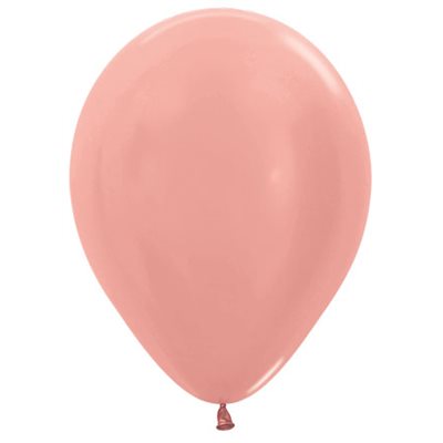 "05"" Metallic Rose Gold Round (50pcs)"