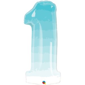 M. NUMBER 1 BLUE OMBRE H / S