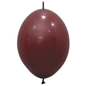 "12"" Fashion Merlot Link-O-Loons (25pcs)"