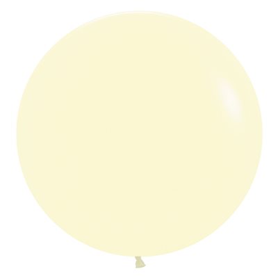 "24"" Pastel Matte Yellow Large (10pcs)"