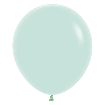 "18"" Pastel Matte Green Large (25pcs)"