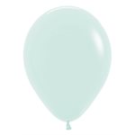 "11"" Pastel Matte Green Round (50pcs)"