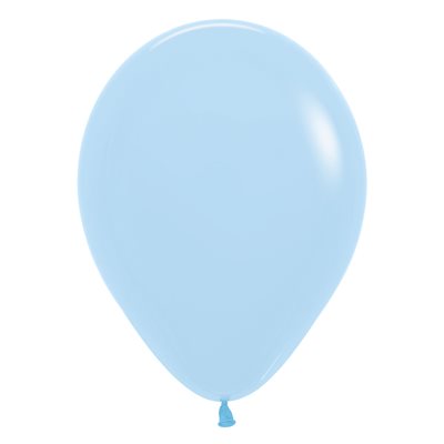 "05"" Pastel Matte Blue Round (50pcs)"