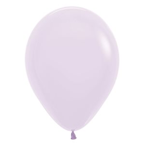 "11"" Pastel Matte Lilac Round (50pcs)"
