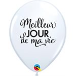 B.11'' MEILLEUR JOUR DE MA VIE BLANC P / 50