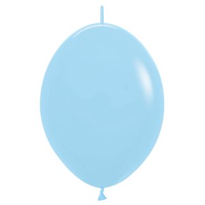 "12"" Pastel Matte Blue Link-O-Loons (25pcs)"