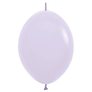 "Link-O-Loons Lilas Mat Pastel 12"" (25pcs)"
