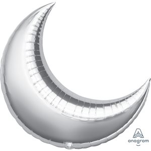 CRESCENT MOON SILVER SHAPE 36"