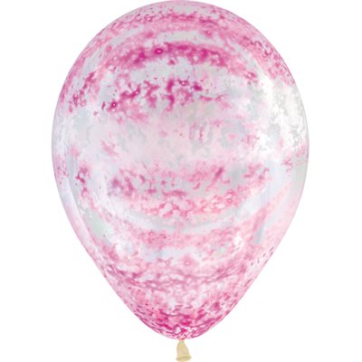 "11"" Graffiti Rose Crystal Clear (50pcs) " "11"" Graffiti Rose Crystal Clear (50pcs) "