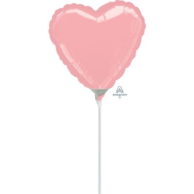 9'' M.PASTEL PINK HEART