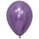 "11"" Rond Violet Réflexe  (50pcs)"