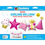 M.41'' BIRTHDAY GARLAND PINK AIR-FIELD
