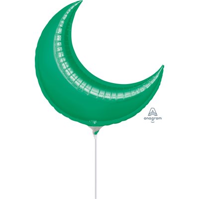 17''M.GREEN CRESCENT MOON