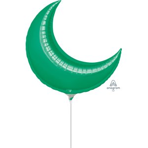 17''M.GREEN CRESCENT MOON