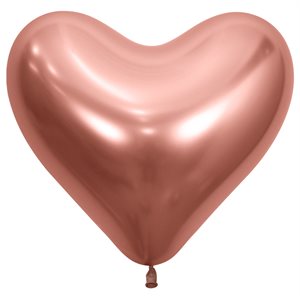 "Coeur Reflex Or Rose 14"" (50pcs)"