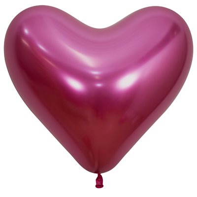 "Coeur Fuchsia Reflex 14"" (50pcs)" "Coeur Fuchsia Reflex 14"" (50pcs)"