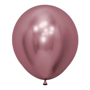 "18"" Reflex Pink Round (25pcs)"
