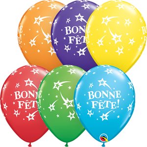 11'' B.BONNE FETE ETOILES FILANTES P / 50