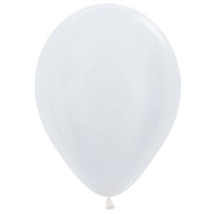"05"" Satin White Round (50pcs)"