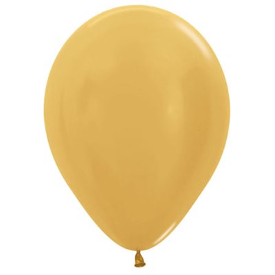 "05"" Metallic Gold Round (50pcs)"