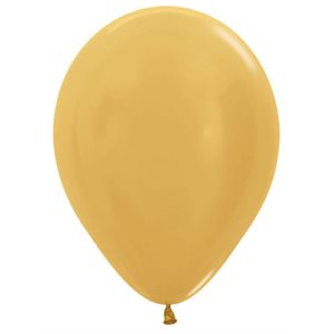 "05"" Metallic Gold Round (50pcs)"