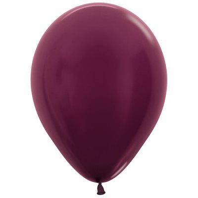 "05"" Metallic Burgundy Round (50pcs)"