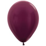 "05"" Rond Bordeaux Métallisé  (50pcs)"