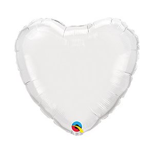 HEART WHITE M.4"