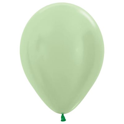 "11"" Satin Green Round (50pcs)"