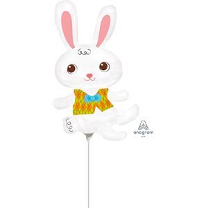 14'' M. EASTER BUNNY WITH VEST