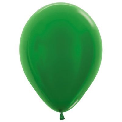 "11"" Metallic Green Round (50pcs)"