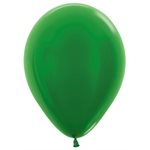 "11"" Rond Vert métallisé  (50pcs)"