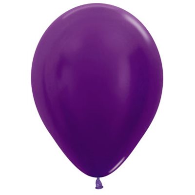 "11"" Metallic Violet Round (50pcs)"