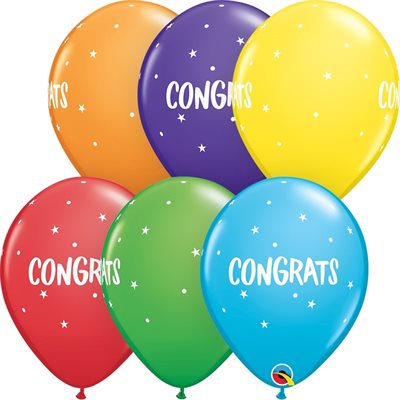 B.11'' CONGRATS DOTS&STARS P / 50 B.11'' CONGRATS DOTS&STARS P / 50