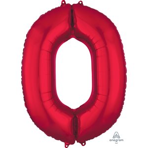M.NUMBER 0 RED H / S
