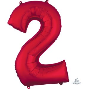 M.NUMBER 2 RED H / S