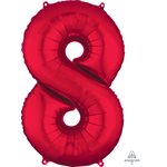 M.NUMBER 8 RED H / S