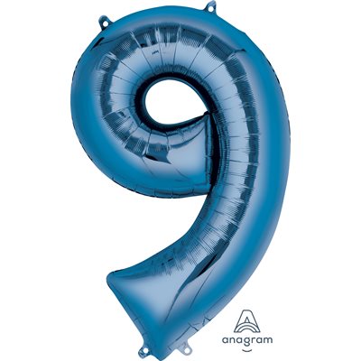 34"M. # 9 BLUE H / S