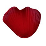 Pétale avec feuille Bordeaux 5 x 4.6 cm Sachet de 100 pièces