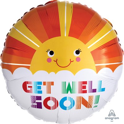 M.18'' GET WELL SOON SOURIRE SOLEIL M.18'' GET WELL SOON SOURIRE SOLEIL