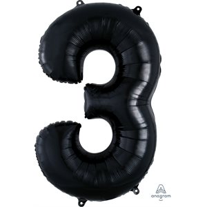 34"M. # 3 BLACK