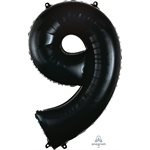 34" M.NIMBER 9 BLACK H / S
